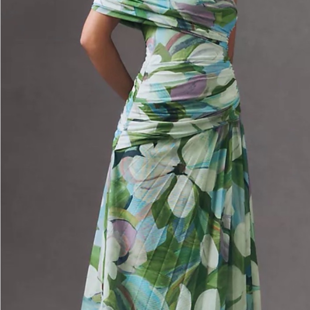 Acler Multicolor Floral Wedding Dress